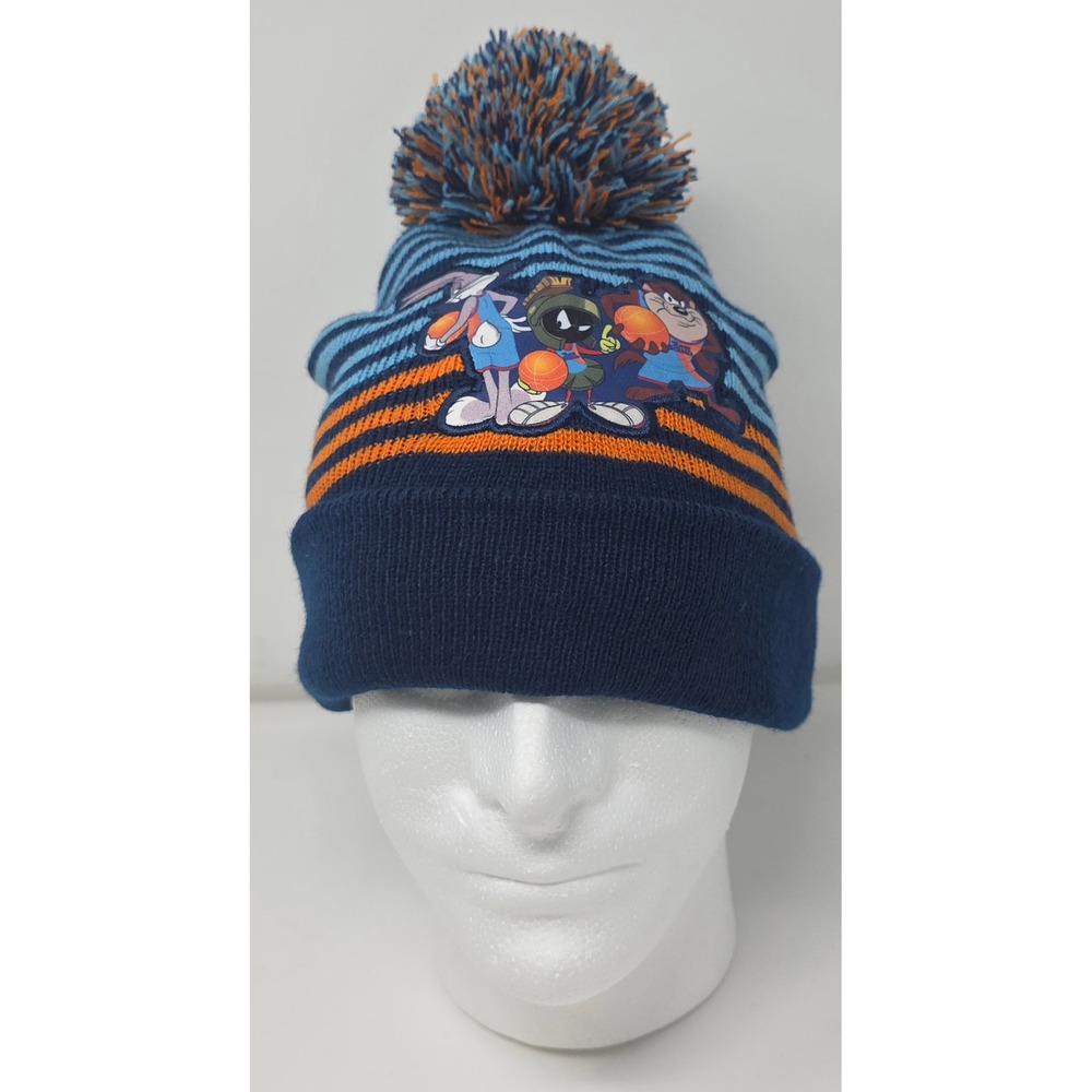 Space Jam A New Legacy Kids‎ Knit Beanie Hat Pom Cap Bugs Bunny Basketball